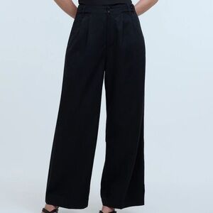 Harlow Wide-Leg Pant in Drapey Twill